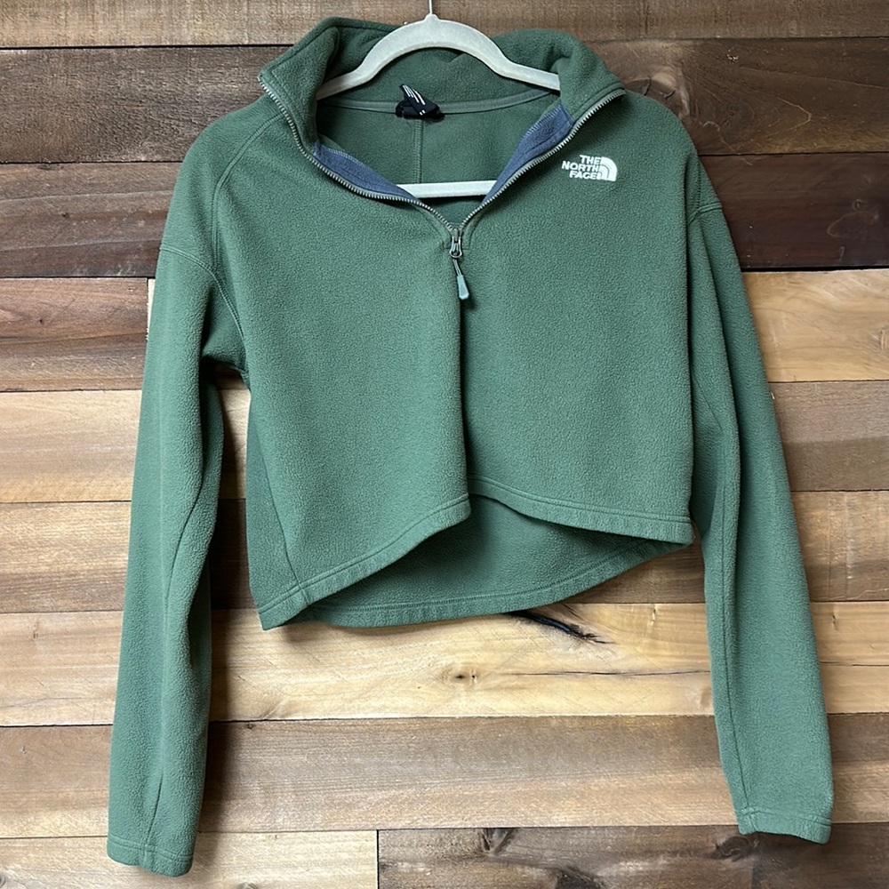 The North face glacier cropped fleece